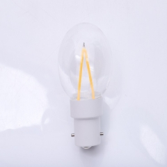 Hot sale led filament bulb G45 E27 B22 Lampholder plastic decorative filament light bulbs for outerdoor string light