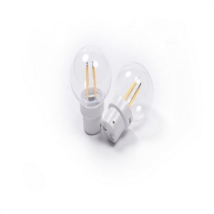 Hot sale led filament bulb G45 E27 B22 Lampholder plastic decorative filament light bulbs for outerdoor string light