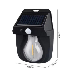 Outdoor 3 Lighting Modes Solar Motion Sensor Light Dusk To Dawn Solar Porch Lights Ip65 Waterproof Solar Wall Lanterns For Door