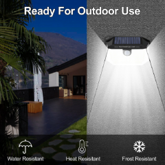 IP65 Waterproof home led solar light PIR motion sensor Outdoor lamp solar security wall light 202 led Solar Lights