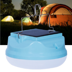 Super bright solar rechargeable camping light outdoor emergency bulb night market light LED mobile outdoor lighting