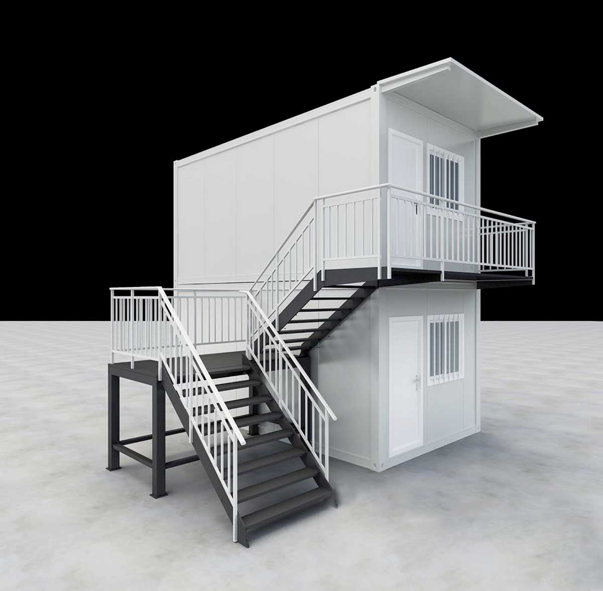 KEESSON 2 Story Modular Tiny Container House