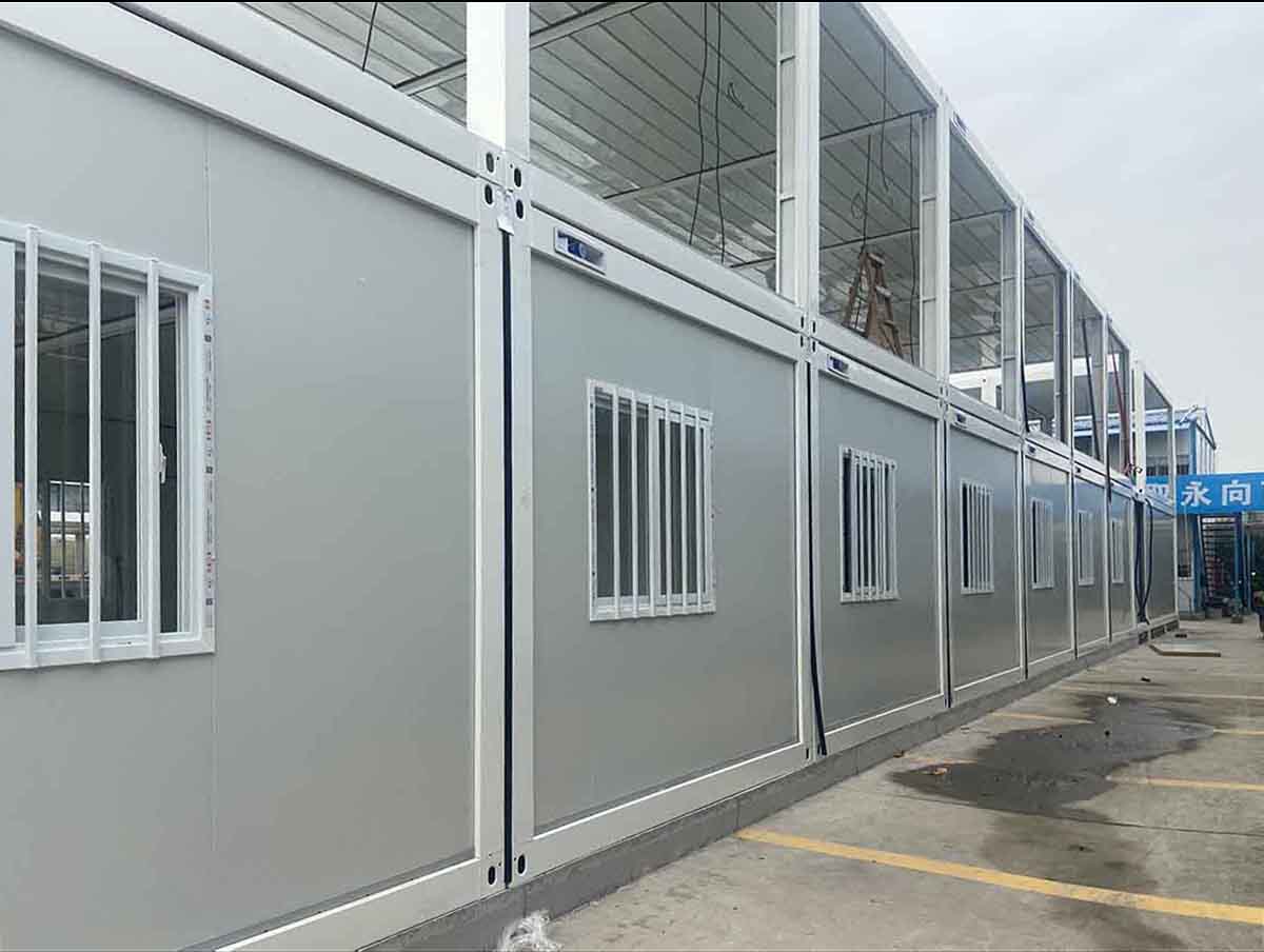 KEESSON Container Office with Glass Curtain Wall