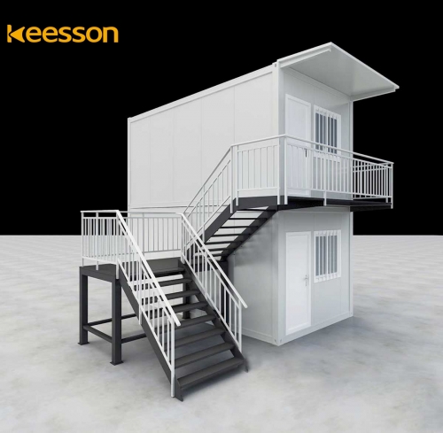 KEESSON บ้านคอนเทนเนอร์ขนาดเล็ก 2 ชั้น