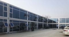 KEESSON Container Office 2-Storey Glass Curtain Wall Buildings