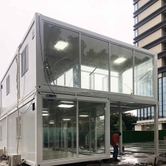 KEESSON Two-story Sales Center Made out of 5 Containers
