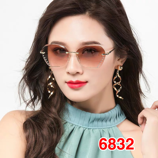 rimless sunglass