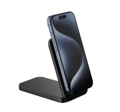 Qi2 Power Bank Adjustable Power Pack 5000mAh Phone Charger Stand Foldable External Battery Pack
