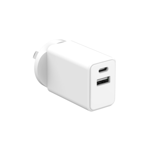 USB-C+USB-A Port PD 30W Wall Charger