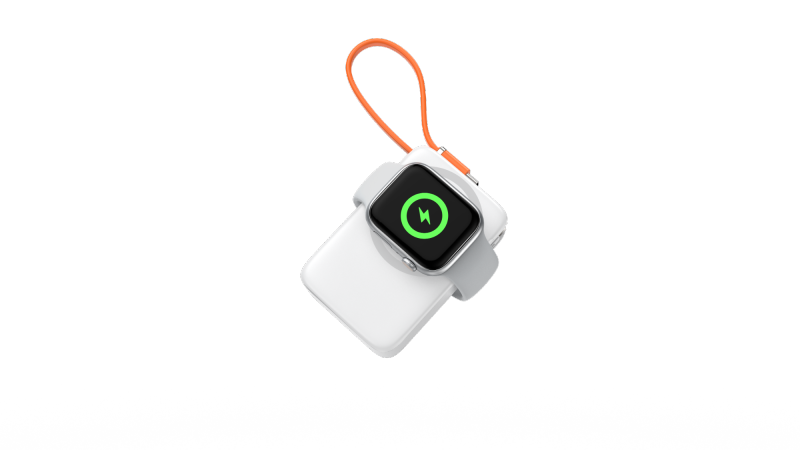 Wireless Charging Bank Foldable AC Plug Magnetic 10000mAh Power Bank LED Display with Cable