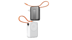 Wireless Charging Bank Foldable AC Plug Magnetic 10000mAh Power Bank LED Display with Cable
