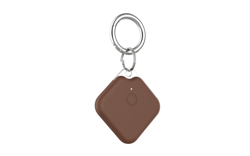 Android Tracker Apple Google Find My Tag Tracking Rechargeable USB C Locator Leather Keys Finder