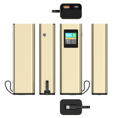 20000mAh Power Bank with Cable LED Portable Power Station 100W Super Fast Charging Bank