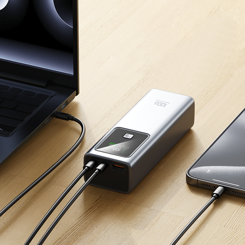 20000mAh Power Bank 100W Super Fast Charging Bank LED Display Mobile Power Station