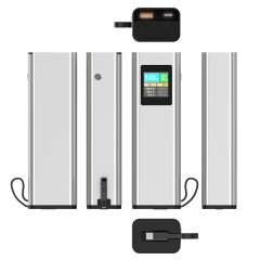 20000mAh Power Bank with Cable LED Portable Power Station 100W Super Fast Charging Bank
