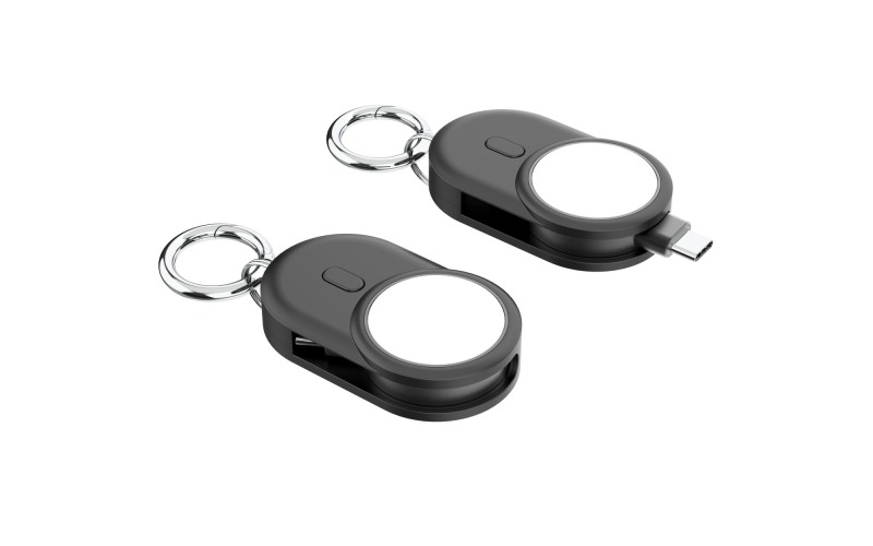 Wireless Watch Charger for Apple MFi Certified Rotatable Keychain Apple Watch Charger