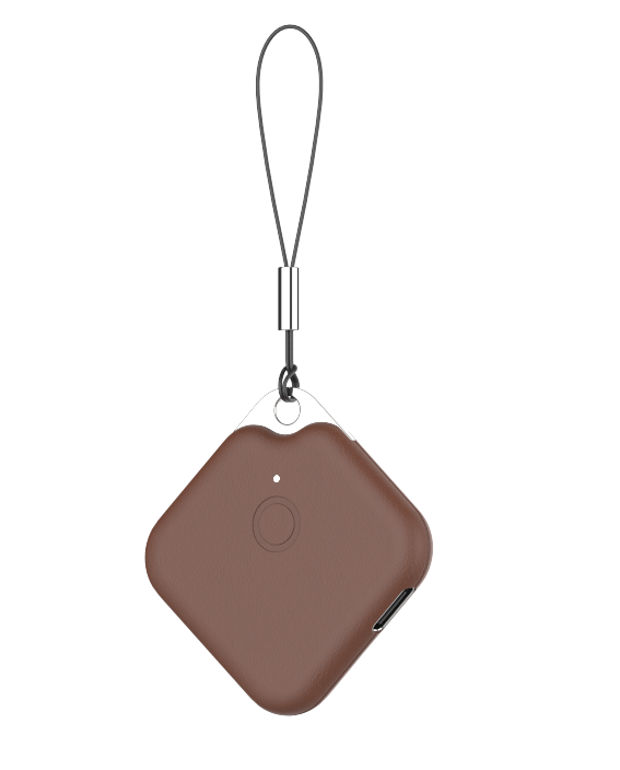 Android Tracker Apple Google Find My Tag Tracking Rechargeable USB C Locator Leather Keys Finder