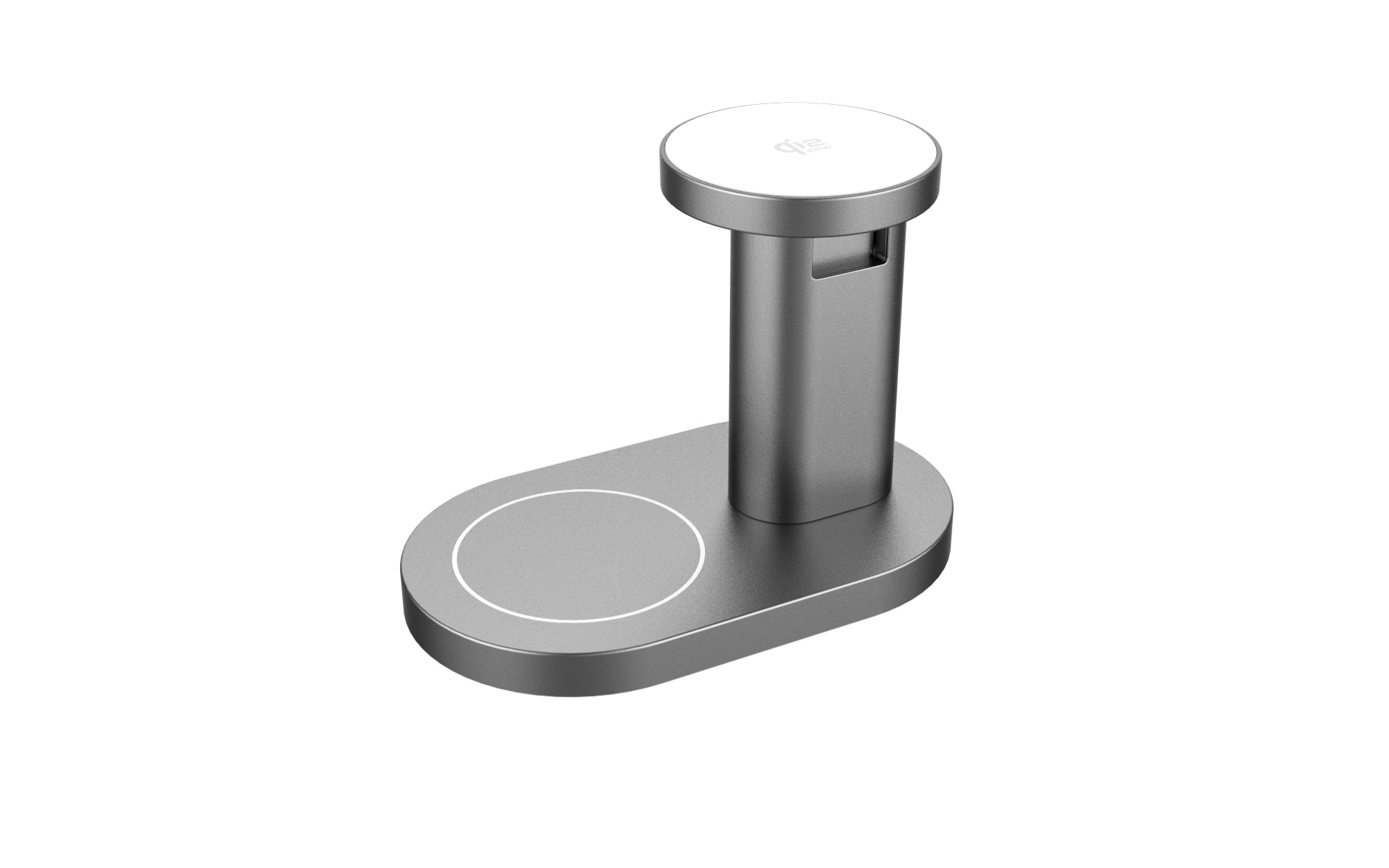 2-in-1 Charging Station 25W Charger Magnetic Wireless Charger Dock Qi2.2 Rotatable Charger Stand