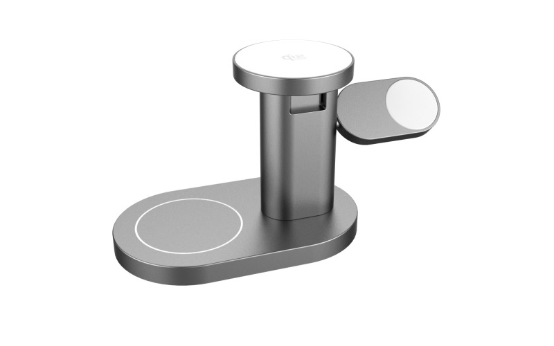 3 in 1 Qi2.2 Charger Magnetic Wireless Charger Dock 25W Rotatable Charger Stand Fast Charging Station
