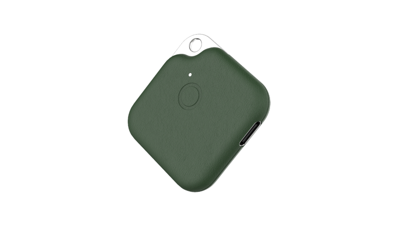 Android Tracker Apple Google Find My Tag Tracking Rechargeable USB C Locator Leather Keys Finder