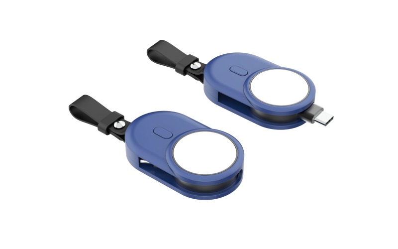 Wireless Watch Charger for Apple MFi Certified Rotatable Keychain Apple Watch Charger