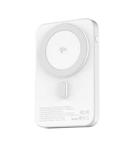 Qi2 Wireless Power Bank Semi-solid Battery 5000mAh Charging Bank Portable Charger