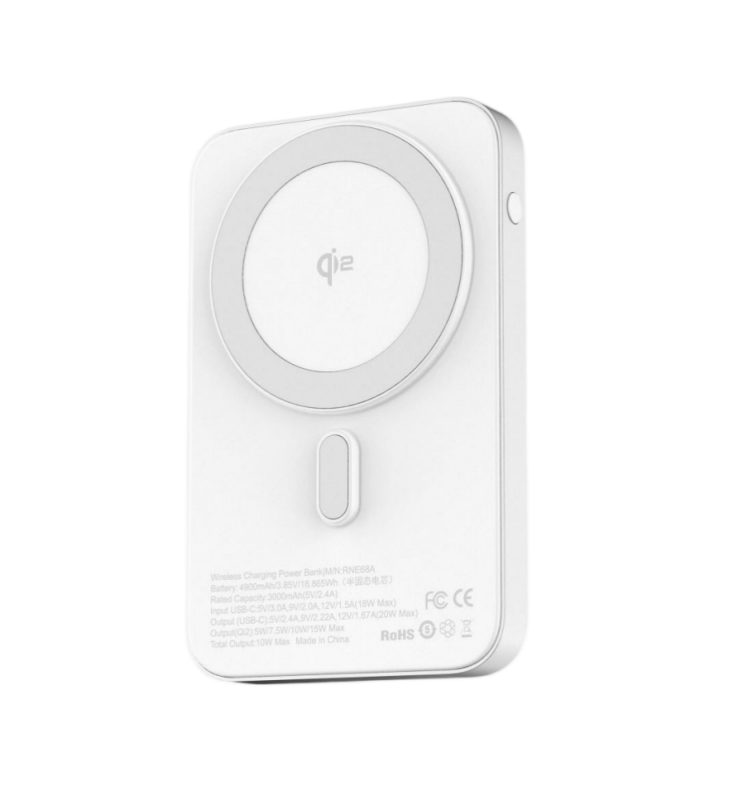Qi2 Wireless Power Bank Semi-solid Battery 5000mAh Charging Bank Portable Charger
