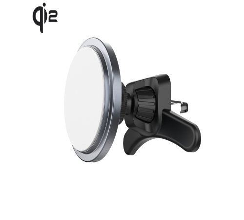 Qi2-certified Wireless Car Charger Mount 15W Fast Magnetic Charging Stand
