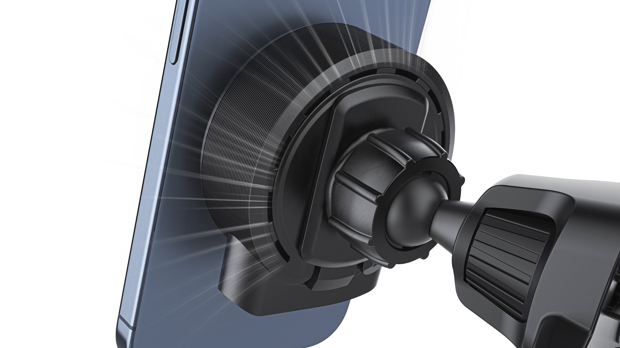 Qi2-certified Wireless Car Charger Mount 15W Phone Holder for Car Mount Air Vent Car Phone Mount