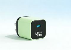 TFT PD Charger Digital Display GaN USB-C 45W PD Wall Charger