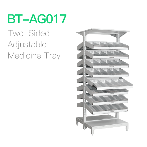 Two-sided Adjustable Medicine Tray
