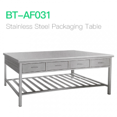Stainless Steel Packaging Table