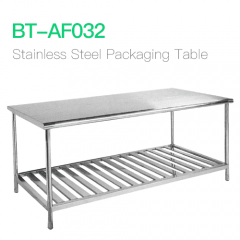 Stainless Steel Packaging Table