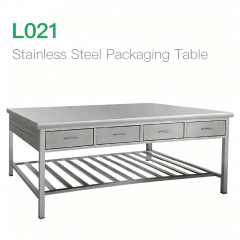Stainless Steel Packaging Table