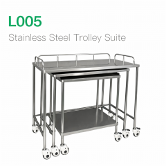 Stainless Steel Trolley Suite