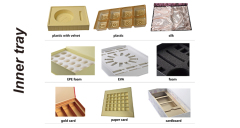 Custom paper gift set packaging set nail polish box with insert