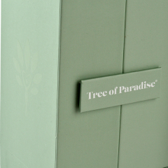 Hot sale luxury black color perfume candle packaging box customized box packaging