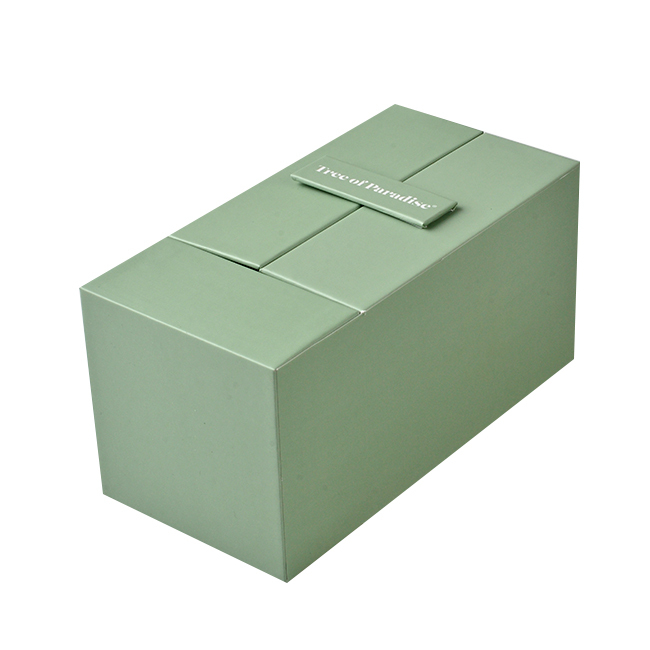 Hot sale luxury black color perfume candle packaging box customized box packaging