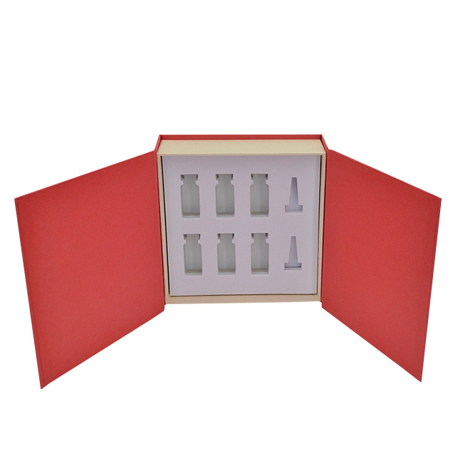 Custom size lid gift paper box packing cosmetic luxury perfume oil cardboard gift packaging box