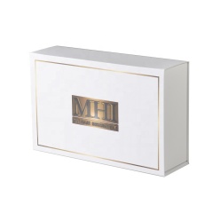 Chinese Factory Luxury Wig Foldable Packaging Box Beauty White Hair Extension Box