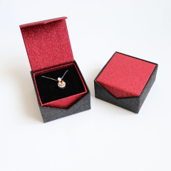 Paper cardboard gift packaging earring pendant necklace jewelry box