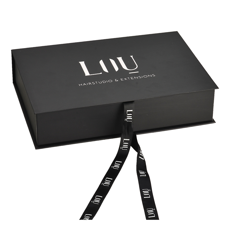 Wholesale Custom Logo Printing Gift Packaging Boxes Satin Insert Luxury Cardboard Packaging Box With Ribbon