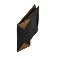 Customized jewelry packaging gift bag luxury hot sale shopping paper bag black with handle