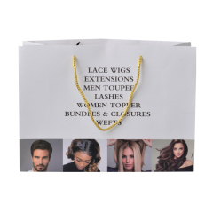 Manufacturers high quality eco friendly 150gam kraft paper bag with handle