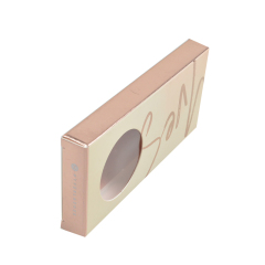 hot sale luxury custom size mix up color eyelashes paper box with PVC window