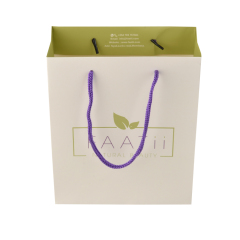 Luxury custom logo printed clothing packaging shoes carry paper bag packaging