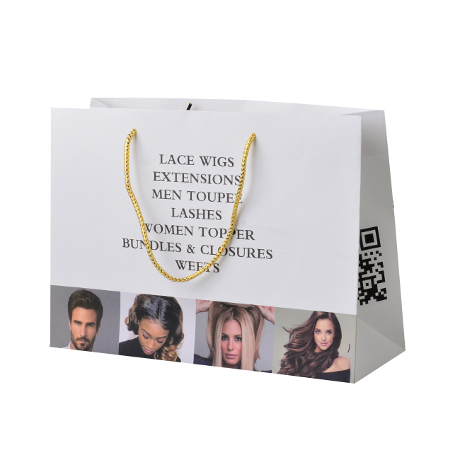 Manufacturers high quality eco friendly 150gam kraft paper bag with handle