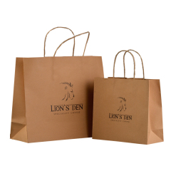 Hot sale custom printing paper carry bag clothing shoes hand kraft paper bag packaging paper bags