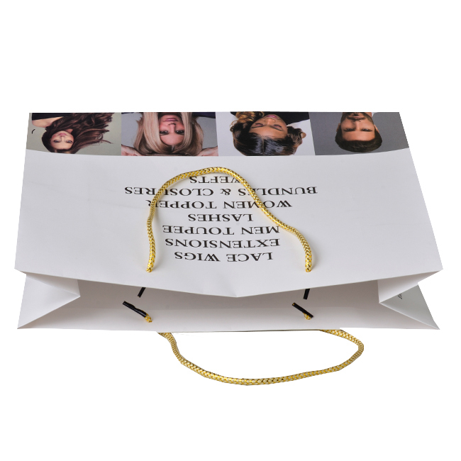 Manufacturers high quality eco friendly 150gam kraft paper bag with handle