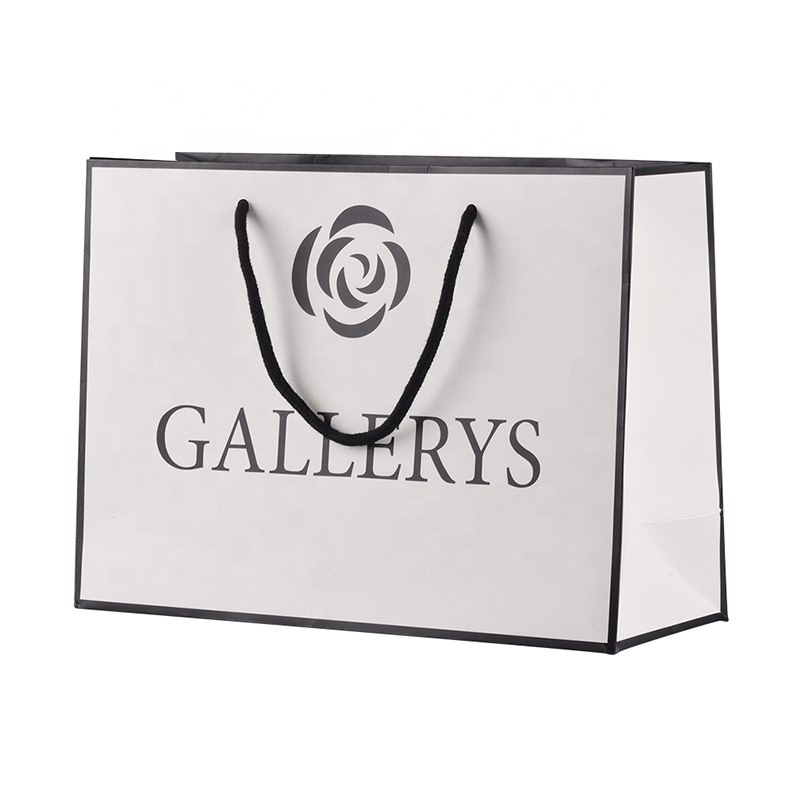 Wholesale new style high quality clothing apparel cosmetic paper shopping bag raw materials of paper bag making custom paper bag